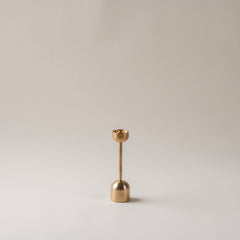 8" Small Solid BrassDome Candle Holder