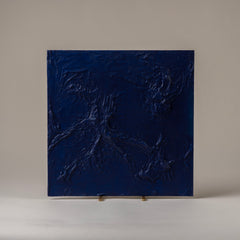 Abstract in Midnight Indigo
