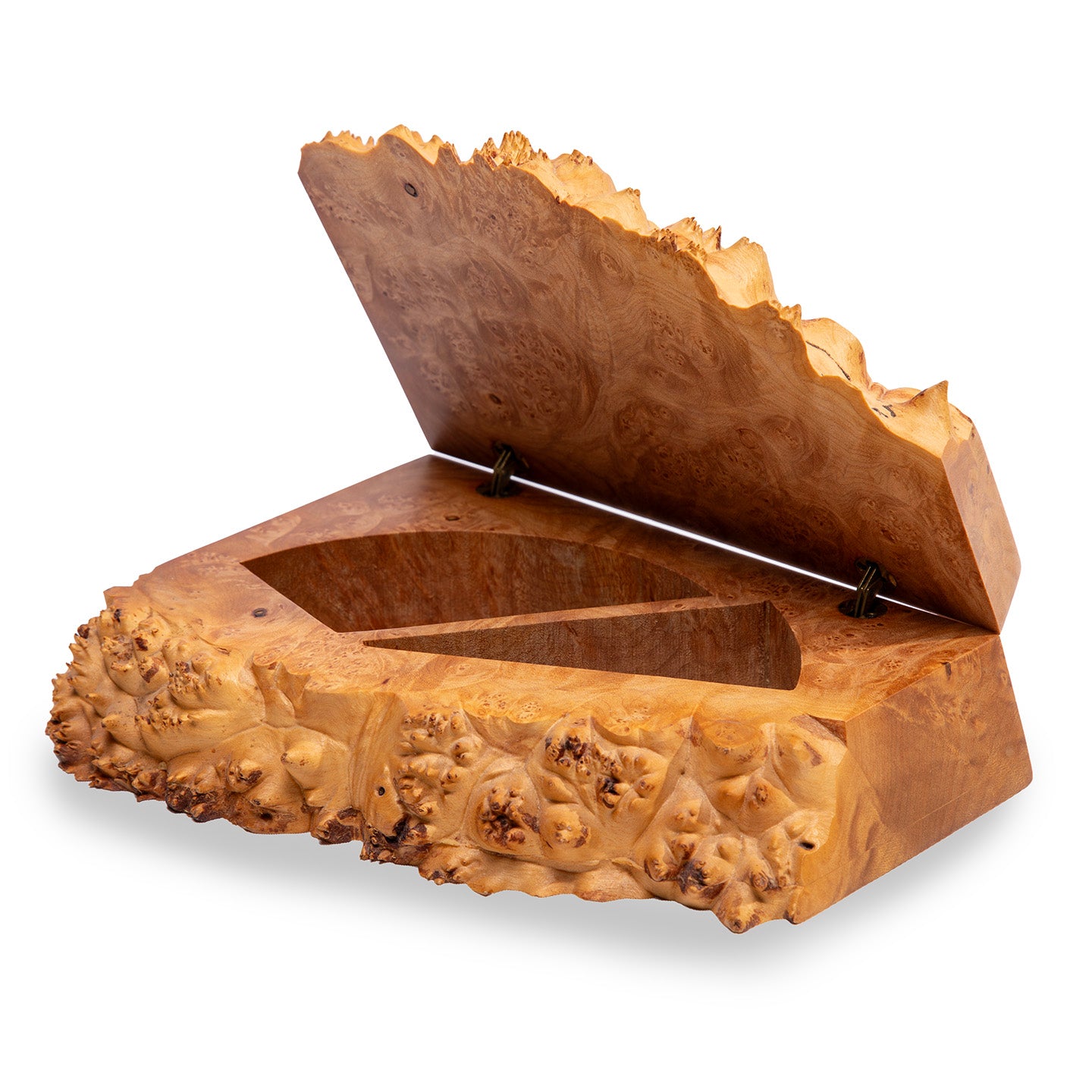 Michael Elkan Burl Wood Studio Crafted Box – FOUND