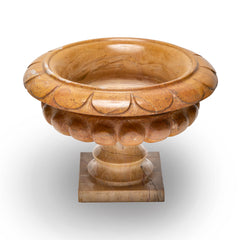 Small Pale Peach Marble Urn