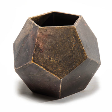 Five-Sided Geometric Vase by Weston Andersen, Maine