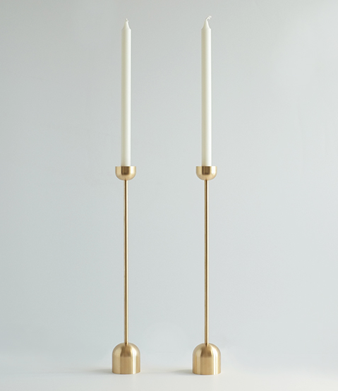 12.5" Tall Dome Spindle Candle Holder