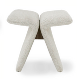 Upholstered Butterfly Stool
