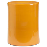 Ceramic Side Table in Ocher