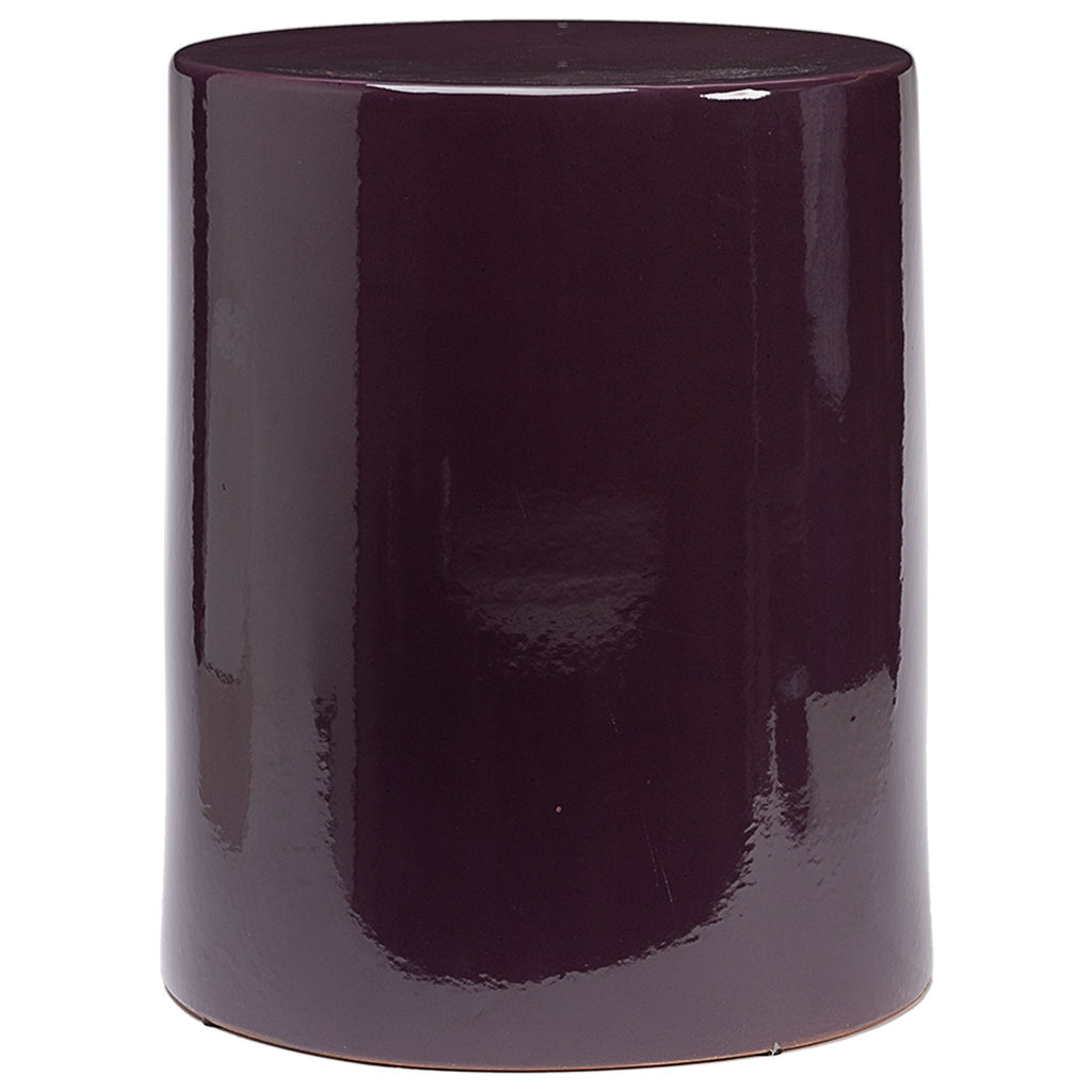Ceramic Side Table in Purple