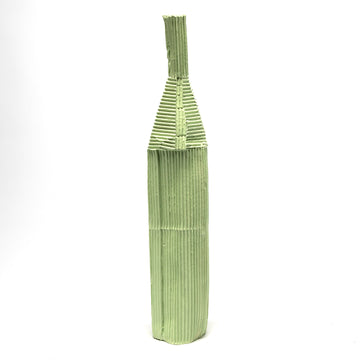 Large Handmade Ceramic Bottle in Ash Green