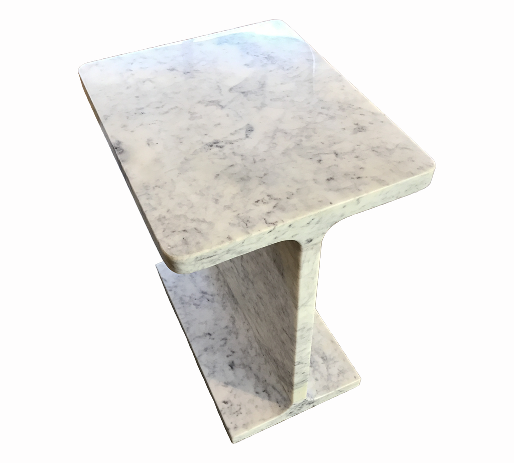 Marble I-Beam Side Table – FOUND Marble I-Beam Side Table – FOUND