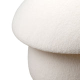 FOUND Collection Mushroom Stool in Poodle Cream