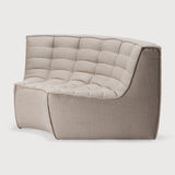Ethnicraft N701 Rounded Corner - Upholstered in Fabric