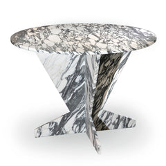 FOUND Collection Patricia Table in Arabascata Marble