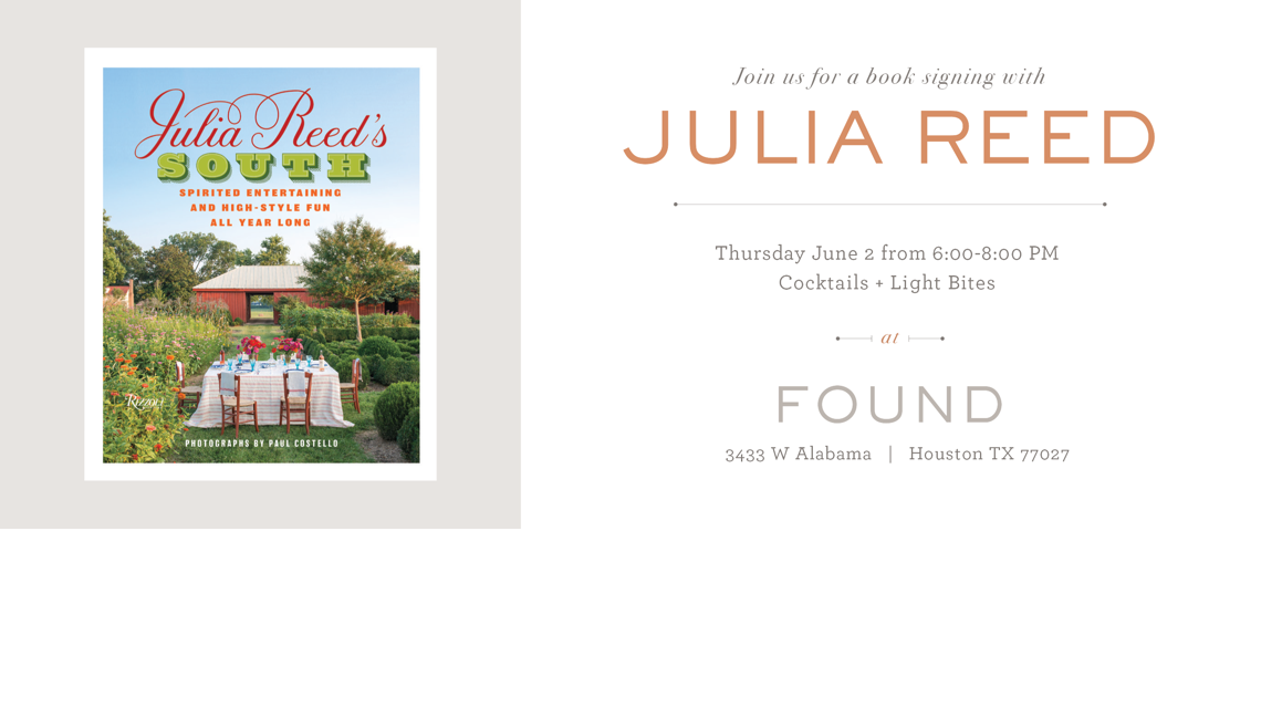 Book Signing with Julia Reed