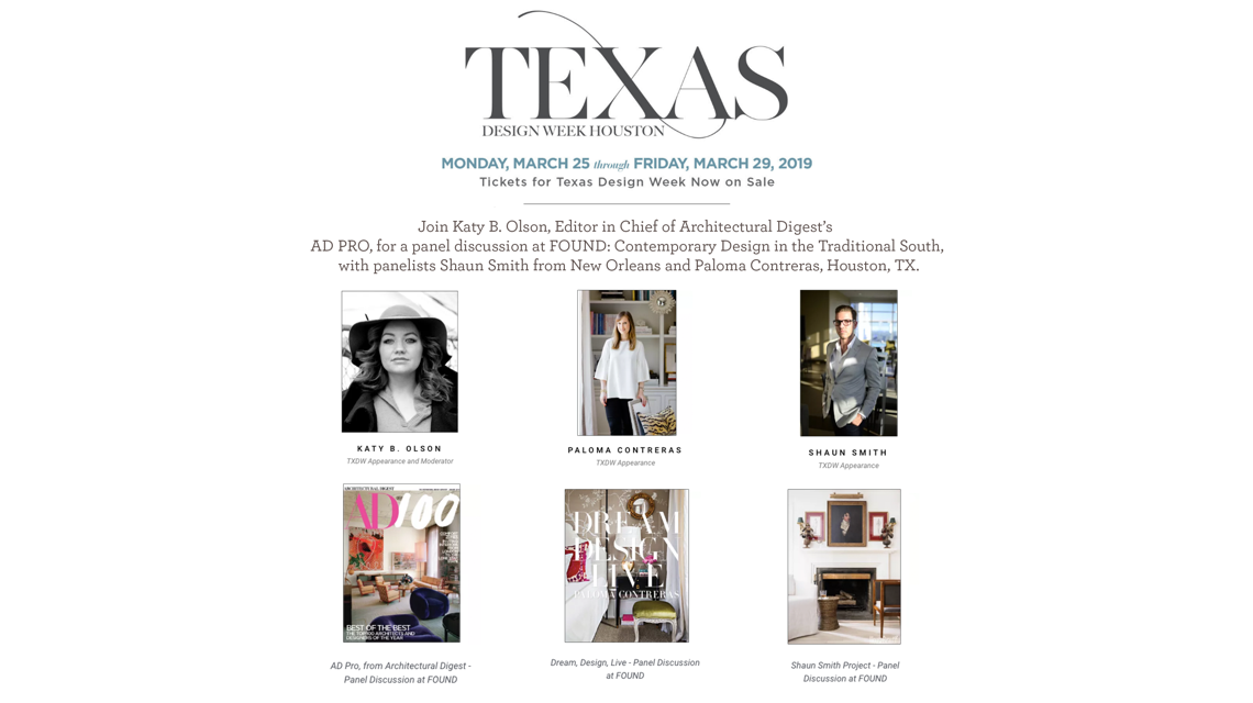 Texas Design Week Event