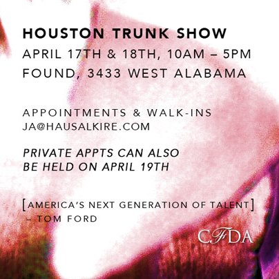 Trunkshow with HAUS ALKIRE