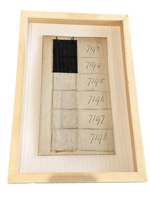 Newly Framed Black and White English Carpet Trim