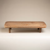 Rectangular Wood Plateau on Four-Peg Legs