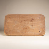 Rectangular Wood Plateau on Four-Peg Legs