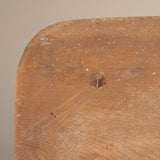 Rectangular Wood Plateau on Four-Peg Legs
