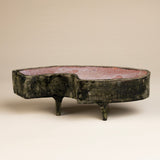 Footed Circular Ceramic Vessel, Vintage