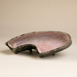 Footed Circular Ceramic Vessel, Vintage