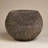 Spherical Concrete Planter, Vintage