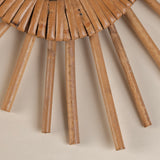 MCM SunBurst Oval Rattan Mirror