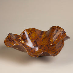 Amber Waves Abstract Sculpture, Vintage