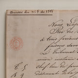 Framed Hand Written French Documents