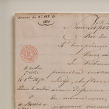 Framed Hand Written French Documents