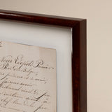 Framed Hand Written French Documents