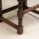 Set of Two French Leather Dining Chairs