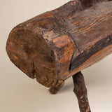 Primitive Wooden Three Legged Milking Stool