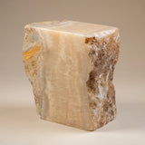 Solid Block of Zebra Onyx Side Table