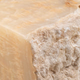 Solid Block of Zebra Onyx Side Table