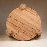 Large Round Wood Coffee Table