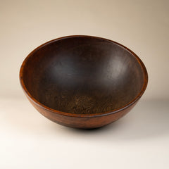 Extra-Large Wood Bowl, Vintage