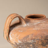 Rustic Late-18th-Century Terracotta "Cruche a Tete", which is a Water Jug that was Carried on the Head, French.
