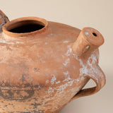 Rustic Late-18th-Century Terracotta "Cruche a Tete", which is a Water Jug that was Carried on the Head, French.