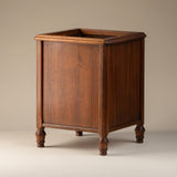 Solid Walnut Mid-Century Trash Can/Planter