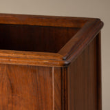 Solid Walnut Mid-Century Trash Can/Planter