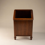 Solid Walnut Mid-Century Trash Can/Planter