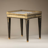 Louis XVI Style Marble Top Side Table