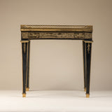 Louis XVI Style Marble Top Side Table