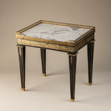 Louis XVI Style Marble Top Side Table
