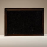 Two-Tier Black Marble Drink Table