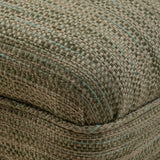 Napoleon III Fireside Chair Upholstered in a Nubby Green Fabric, Circa 1860, France