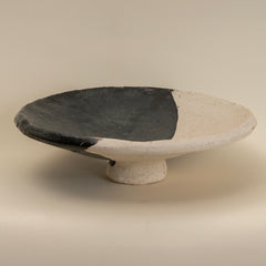 CousCous Tamegrout Half Natural/Black Platter