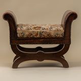 Charming Petite Leather Stool