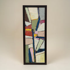 Abstract Painting in Unusual Rectangular Format