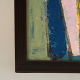 Abstract Painting in Unusual Rectangular Format