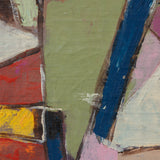 Abstract Painting in Unusual Rectangular Format